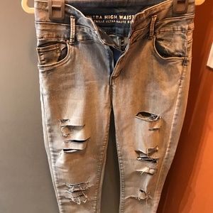 Ibiza Ripped light blue jeans